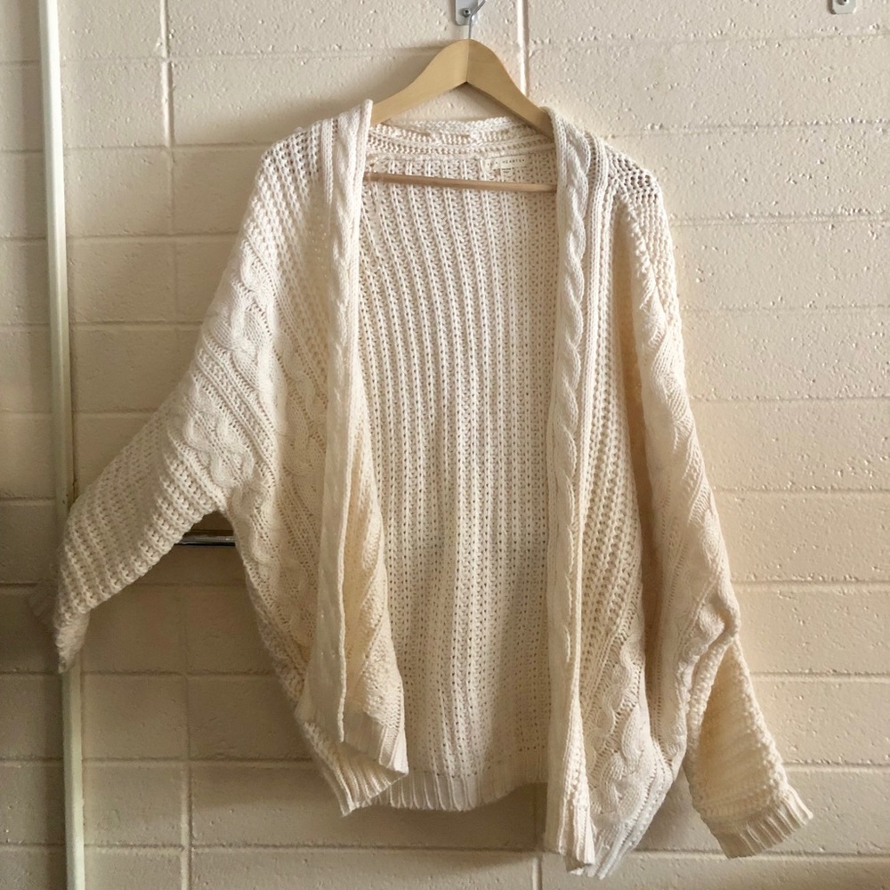 🔹LA HEARTS SLOUCHY OFF-WHITE CARDIGAN🔹